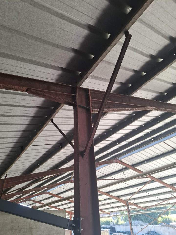 Traitement de charpente métallique dans les Landes